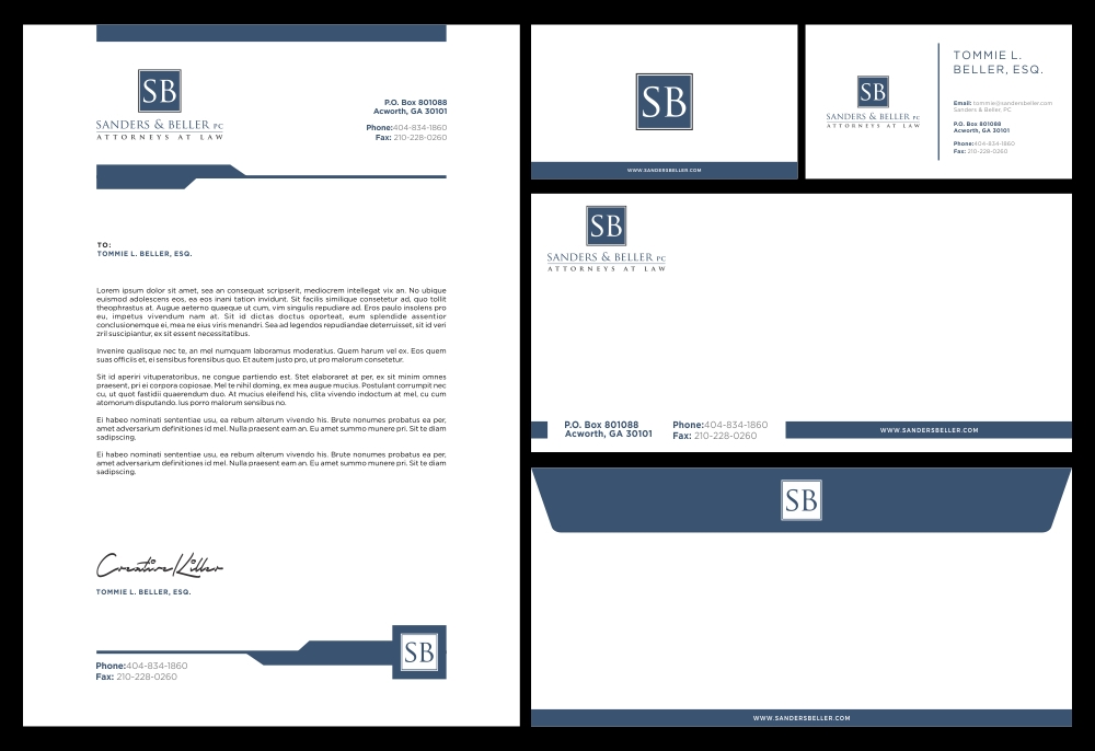 Sanders & Beller PC Attorneys at Law Digital Design 48hourslogo