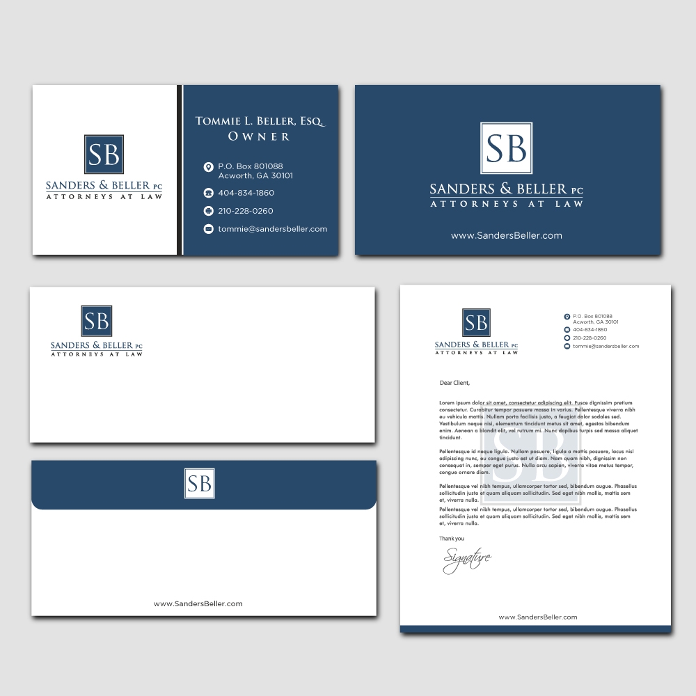 Sanders & Beller PC Attorneys at Law Digital Design 48hourslogo