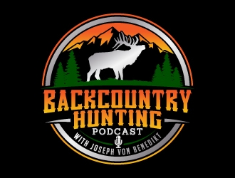 Backcountry Hunting Podcast logo design by jaize