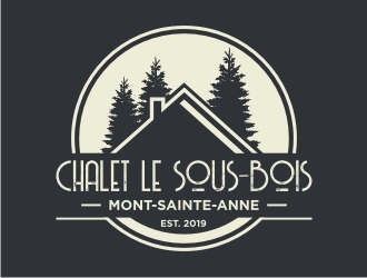 Chalet Le Sous-Bois    Mont-Sainte-Anne logo design by GemahRipah