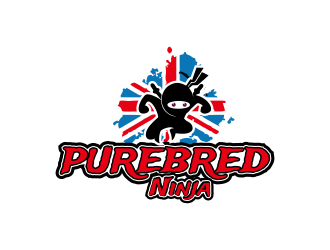Purebred Ninja logo design by giphone