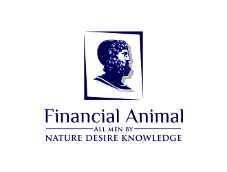 [Name] Financial Animal [Slogan or Tag Line] All men by nature desire knowledge. logo design by ROSHTEIN