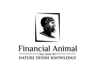 [Name] Financial Animal [Slogan or Tag Line] All men by nature desire knowledge. logo design by ROSHTEIN