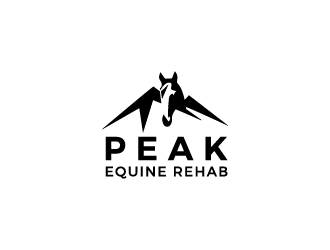 Peak Equine Rehab logo design by dchris