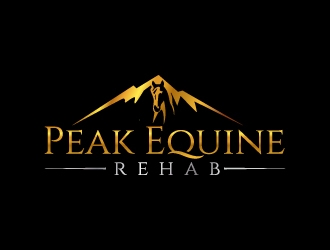 Peak Equine Rehab logo design by jaize