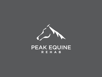 Peak Equine Rehab logo design by logolady