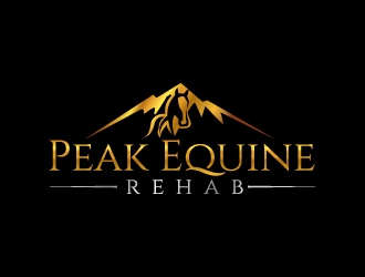 Peak Equine Rehab logo design by jaize