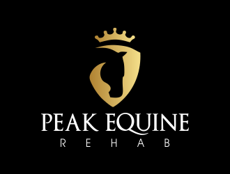 Peak Equine Rehab logo design by JessicaLopes