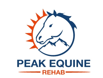 Peak Equine Rehab logo design by PMG