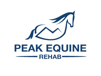 Peak Equine Rehab logo design by PMG