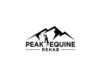 Peak Equine Rehab logo design by akhi