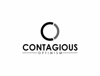 Contagious Optimism  logo design by giphone