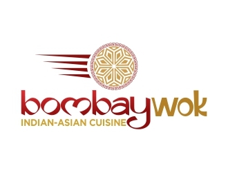 Bombay Wok Indian-Asian Cuisine logo design by cikiyunn