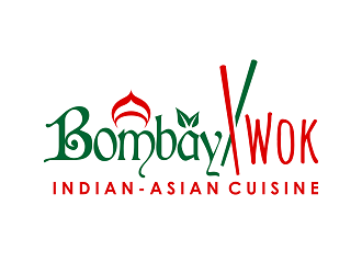 Bombay Wok Indian-Asian Cuisine logo design by haze