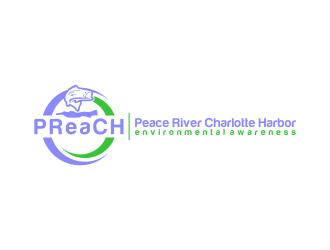 PReaCH ( Peace River Charlotte Harbor environmental awareness )  logo design by BlessedArt