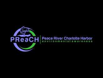 PReaCH ( Peace River Charlotte Harbor environmental awareness )  logo design by BlessedArt