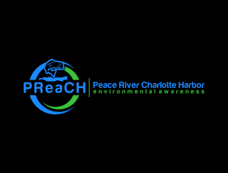 PReaCH ( Peace River Charlotte Harbor environmental awareness )  logo design by BlessedArt
