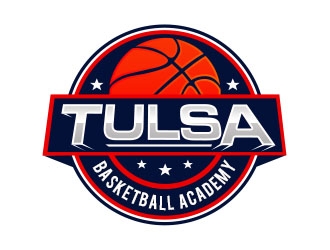 Tulsa Basketball Academy logo design by Benok
