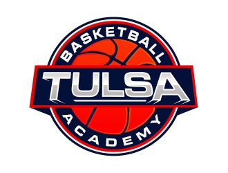 Tulsa Basketball Academy logo design by Benok
