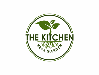 The Kitchen Herb Garden logo design by giphone