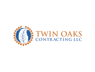 Twin Oaks Contracting LLC logo design by BlessedArt