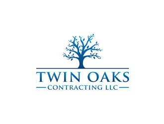 Twin Oaks Contracting LLC logo design by bomie