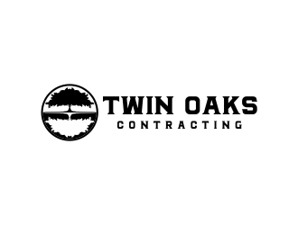 Twin Oaks Contracting LLC logo design by cikiyunn