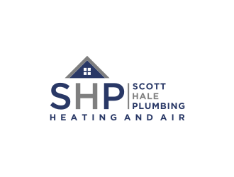 Scott Hale Plumbing Heating and Air  logo design by bricton