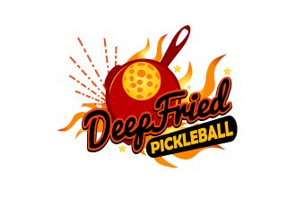Deep Fried Pickleball logo design by Silverrack