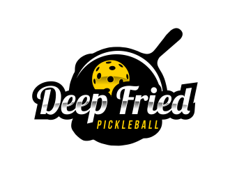 Deep Fried Pickleball logo design by Girly