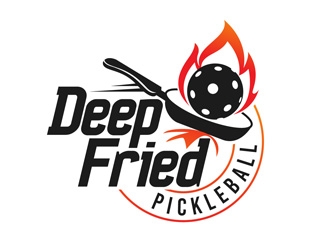 Deep Fried Pickleball logo design by DreamLogoDesign