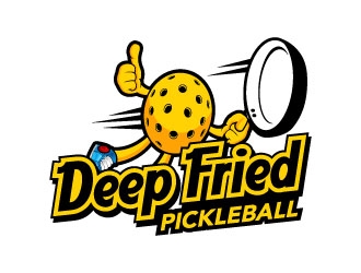Deep Fried Pickleball logo design by daywalker
