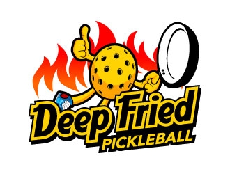 Deep Fried Pickleball logo design by daywalker