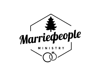 Pine Tree Married People Ministry logo design by Girly