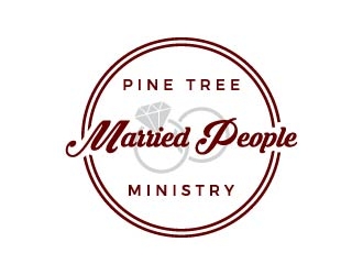 Pine Tree Married People Ministry logo design by maserik