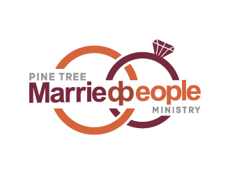 Pine Tree Married People Ministry logo design by bluespix