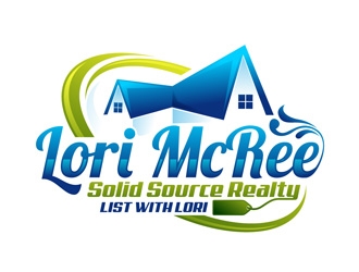 Lori McRee Solid Source Realty logo design by DreamLogoDesign