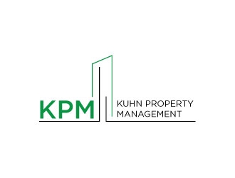 Kuhn Property Management (KPM) logo design by Erasedink