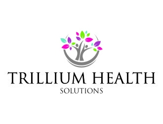 Trillium Health Solutions logo design by jetzu