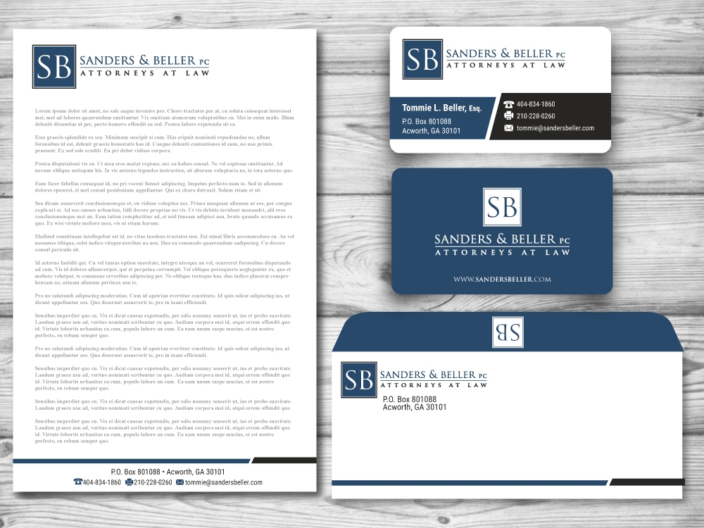 Sanders & Beller PC Attorneys at Law Digital Design 48hourslogo