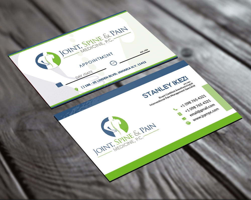 Joint, Spine & Pain Medicine, P.C. logo design by MastersDesigns