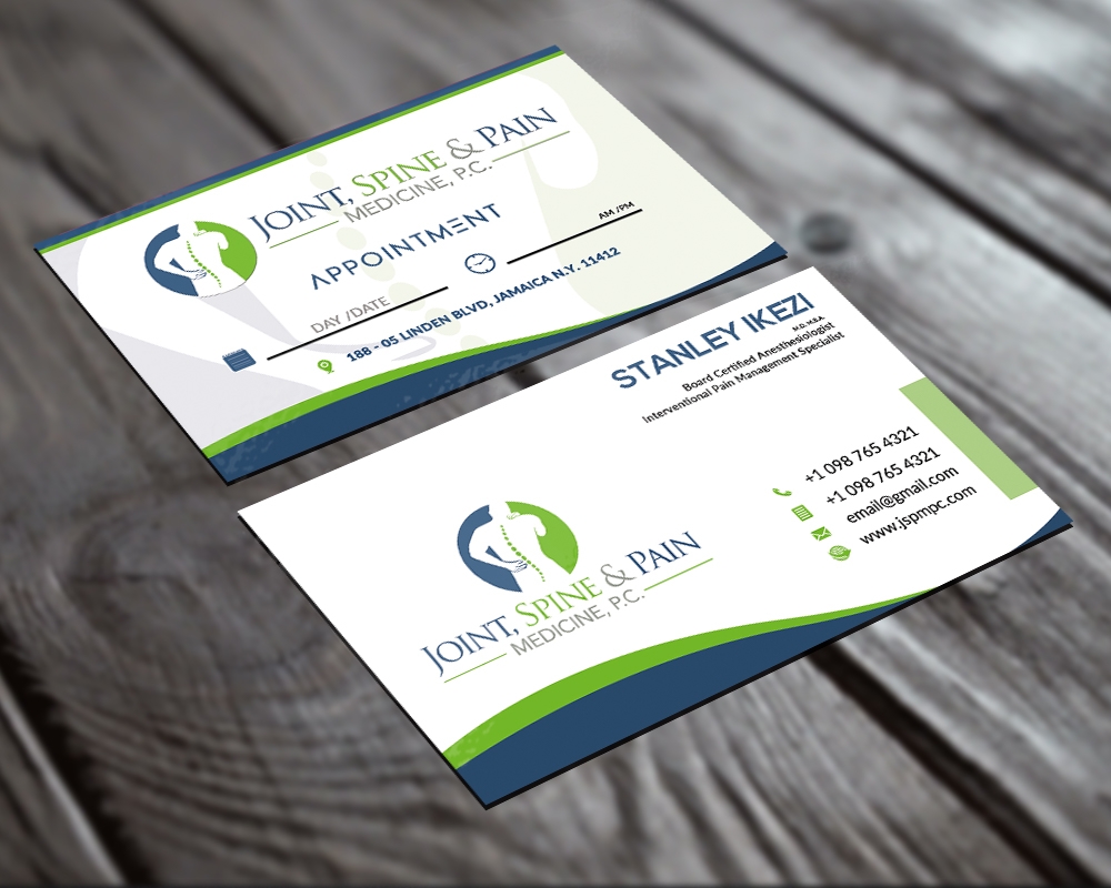 Joint, Spine & Pain Medicine, P.C. logo design by MastersDesigns