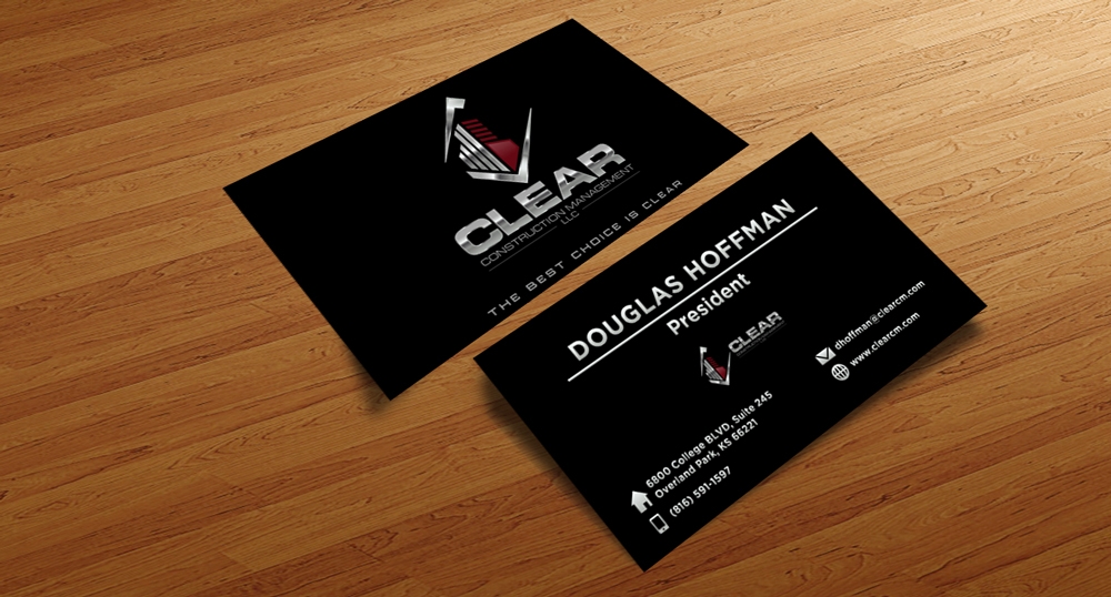 Clear Construction management, LLC logo design by dhika
