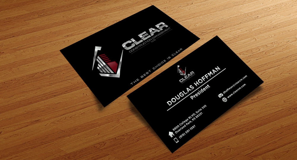Clear Construction management, LLC logo design by dhika