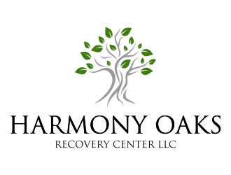 Harmony Oaks Recovery Center LLC logo design by jetzu