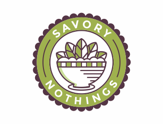 Savory Nothings logo design by mutafailan