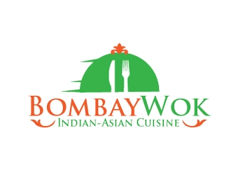 Bombay Wok Indian-Asian Cuisine logo design by ZQDesigns