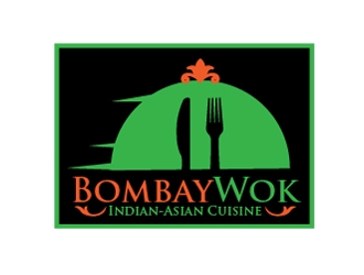 Bombay Wok Indian-Asian Cuisine logo design by ZQDesigns