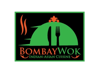 Bombay Wok Indian-Asian Cuisine logo design by ZQDesigns