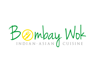 Bombay Wok Indian-Asian Cuisine logo design by done